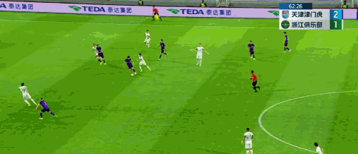 5分钟3球！莱昂纳多、阿代米、奥乌苏先后破门 津门虎3-2浙江