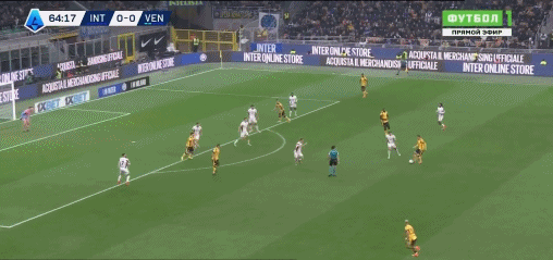 ⚡劳塔罗头球终破僵 国米1-0领先威尼斯